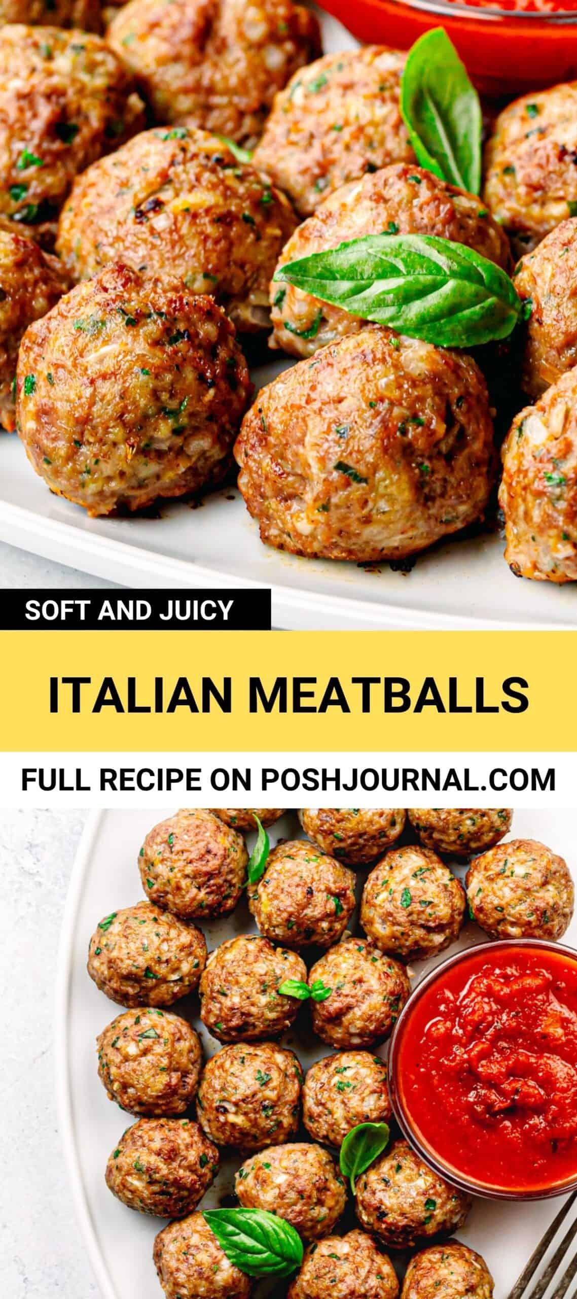 Melt-In-Your-Mouth Ground Beef Italian Meatballs (Soft and Juicy ...