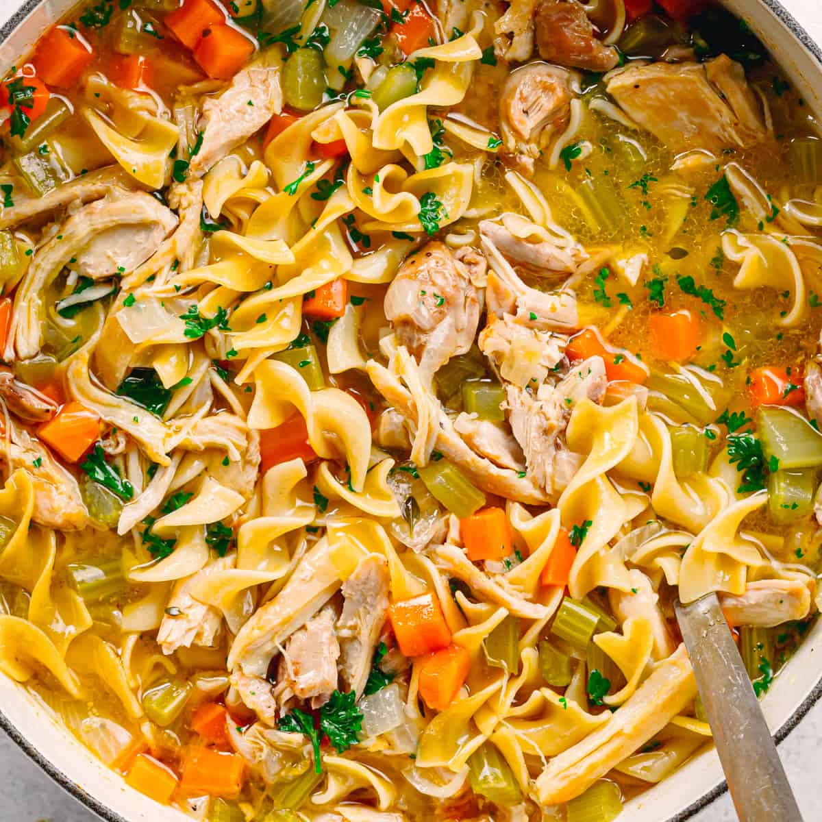 Homemade Chicken Noodle Soup From Scratch Posh Journal