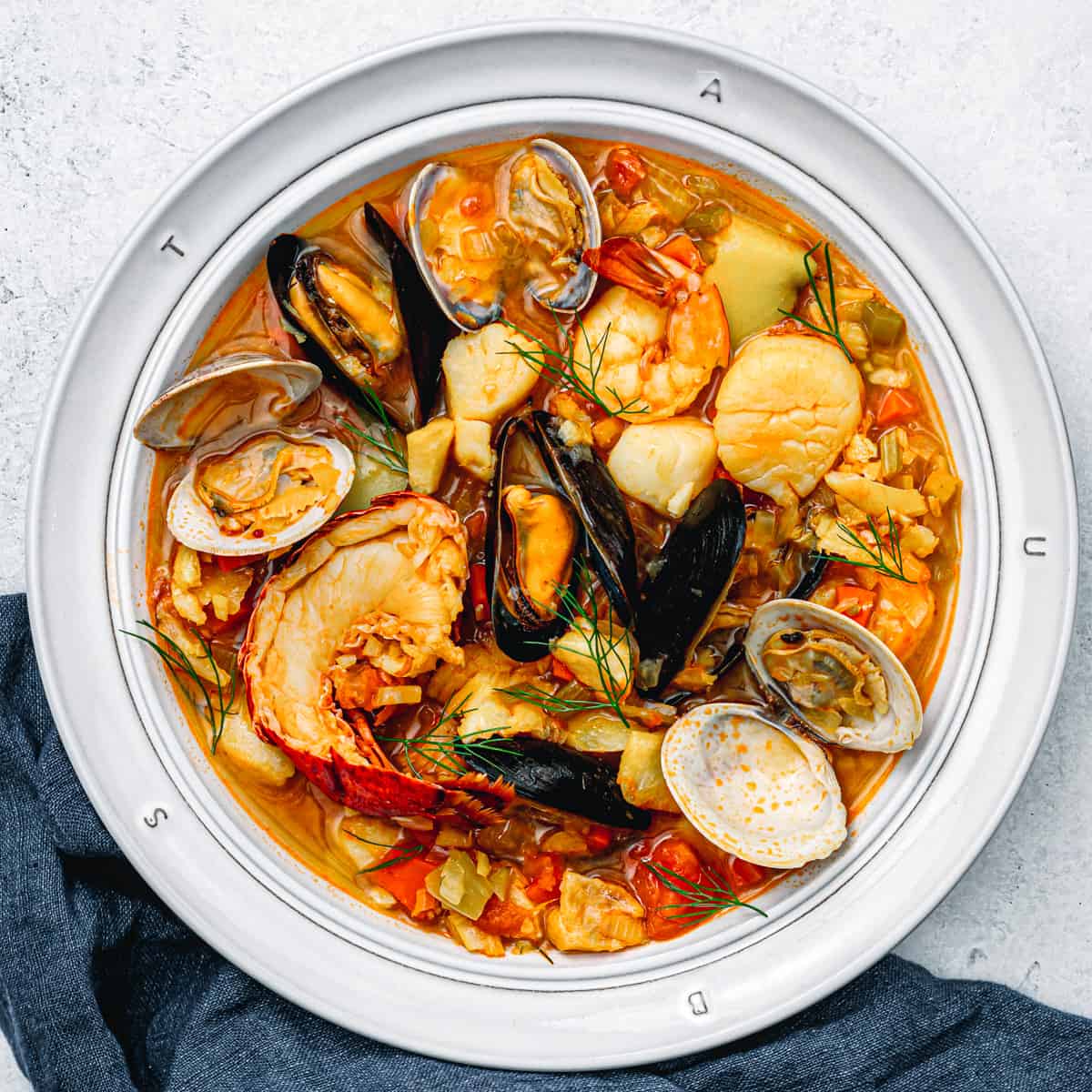 Easy Bouillabaisse (French Fish Stew) - Posh Journal