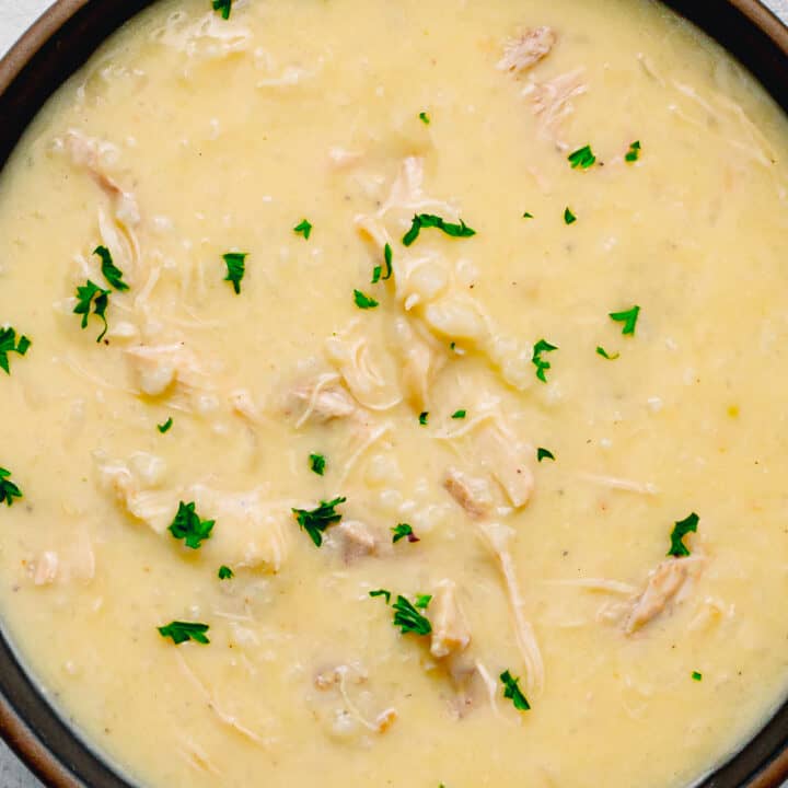 Instant Pot Greek Chicken Lemon Rice Soup (Avgolemono) Posh Journal