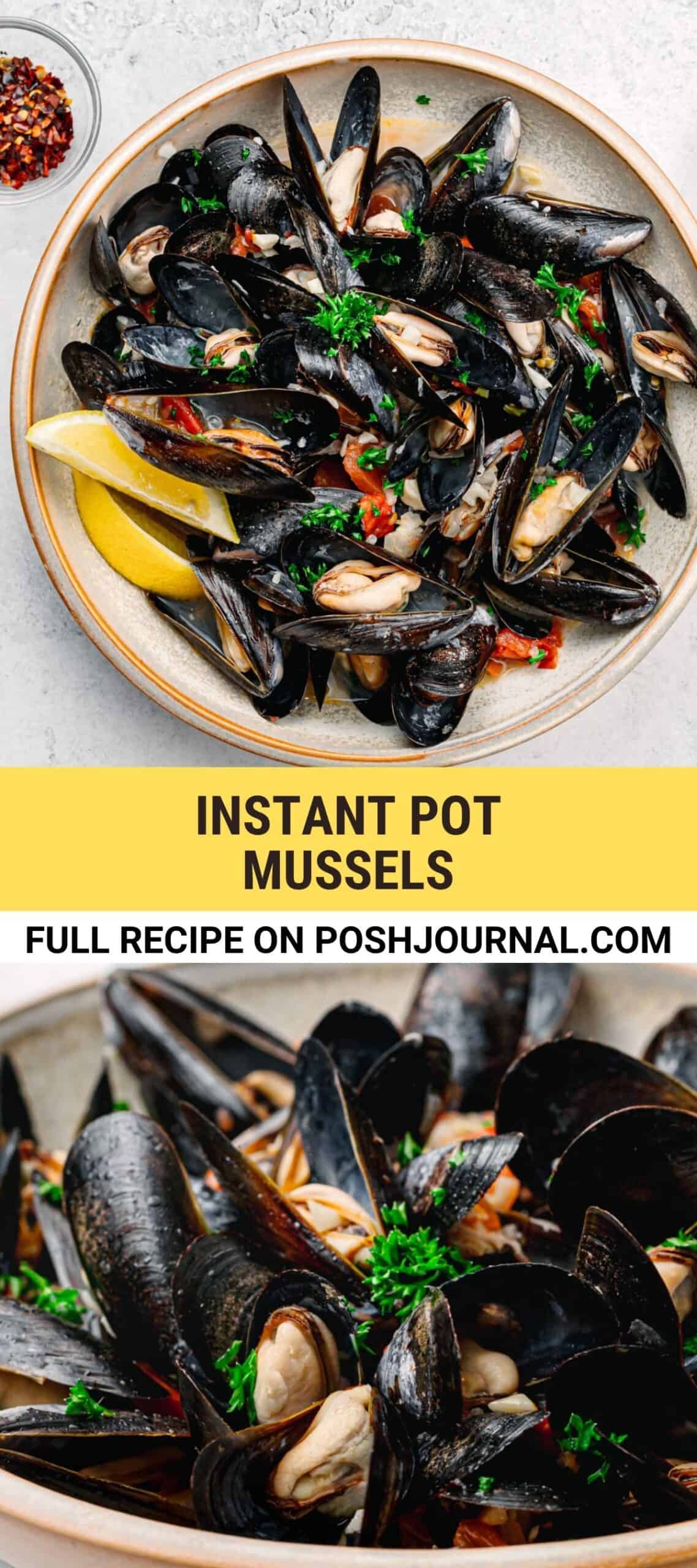 Instant Pot Mussels in White Wine Sauce Posh Journal