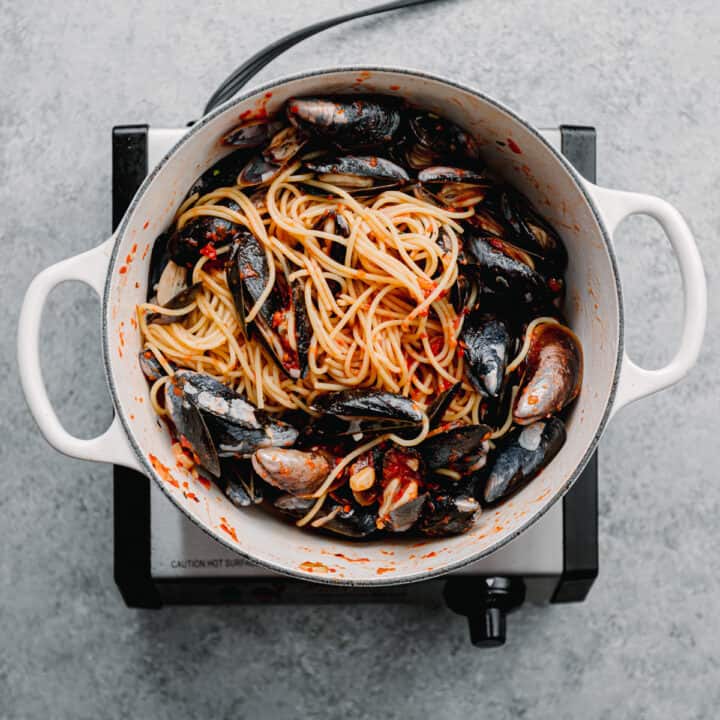 Pasta with Mussels Posh Journal