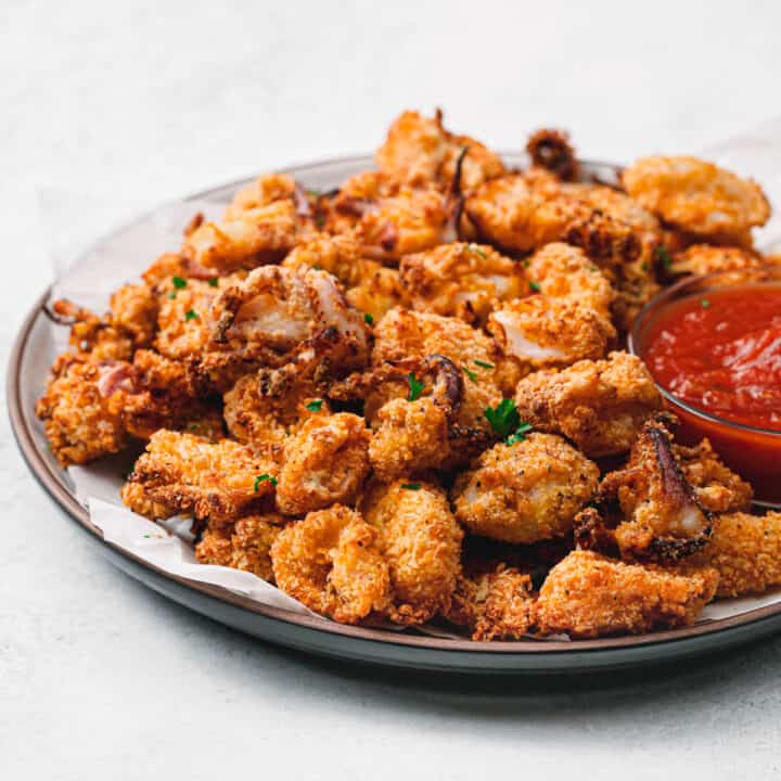 Air Fryer Calamari (So Crispy but Not Greasy) - Posh Journal