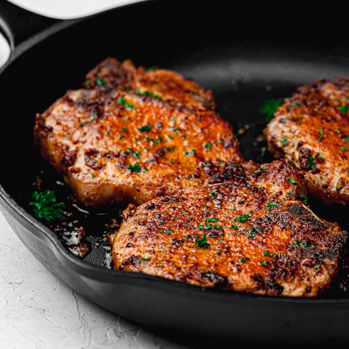 baked bone-in pork chops.