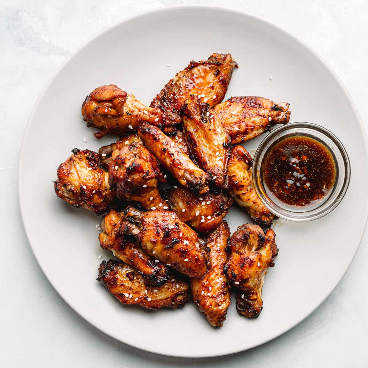 Ninja Foodi Chicken Wings with Sweet and Sticky Sauce