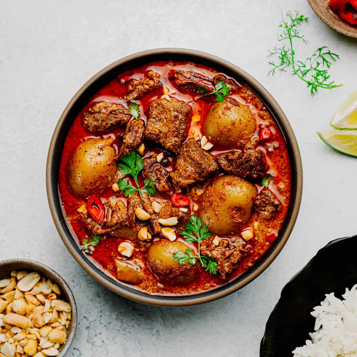 Instant Pot Massaman Curry with Beef | Posh Journal