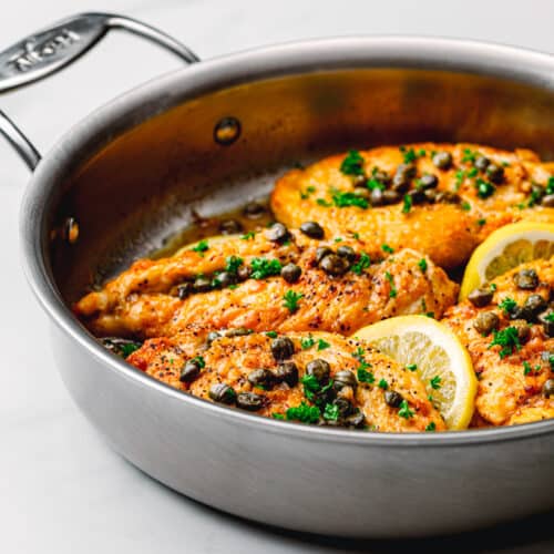 Chicken Piccata (with Lemon-Caper Sauce) - Posh Journal