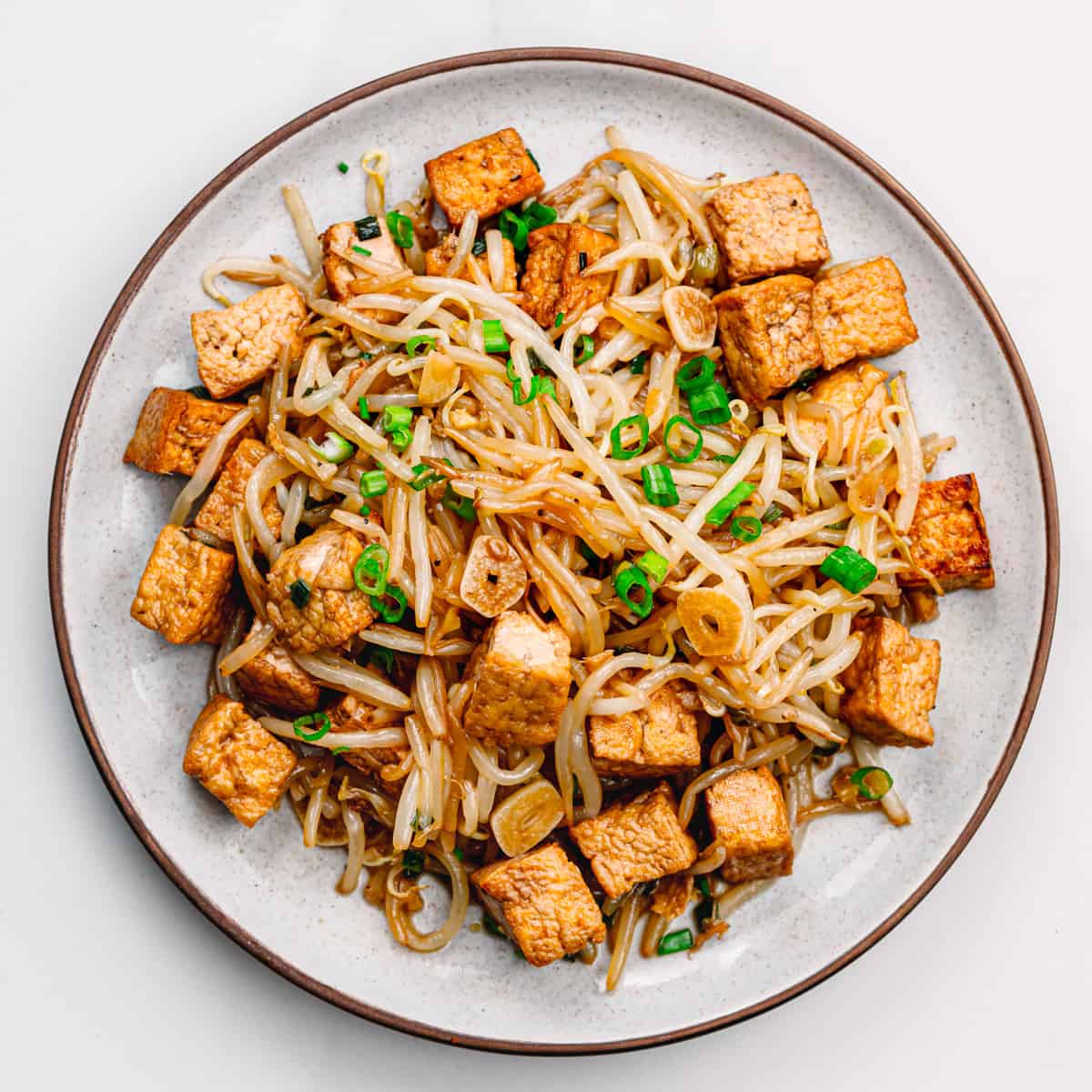 Bean Sprout Stir Fry with Tofu - Posh Journal