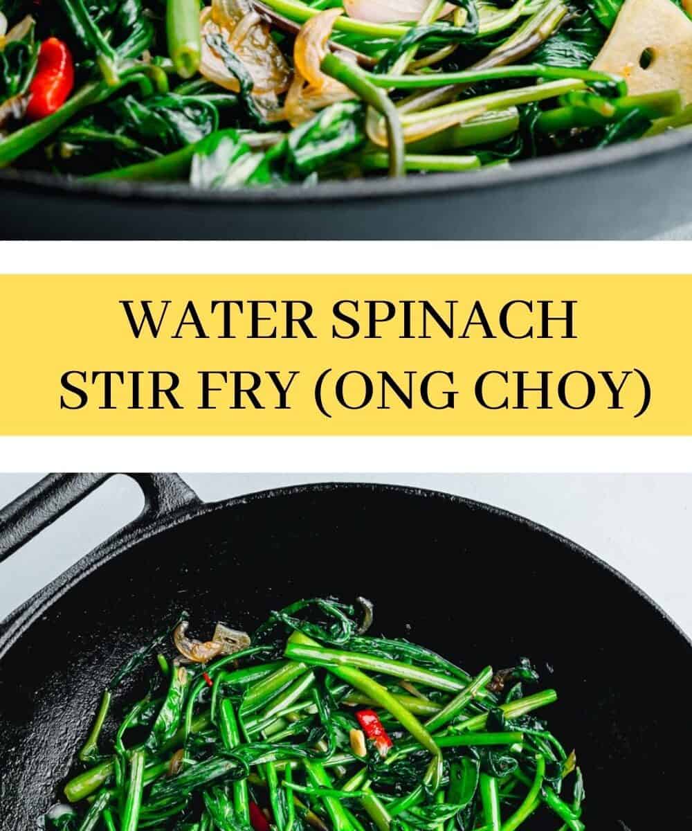 Water Spinach Stir Fry (ongchoy).
