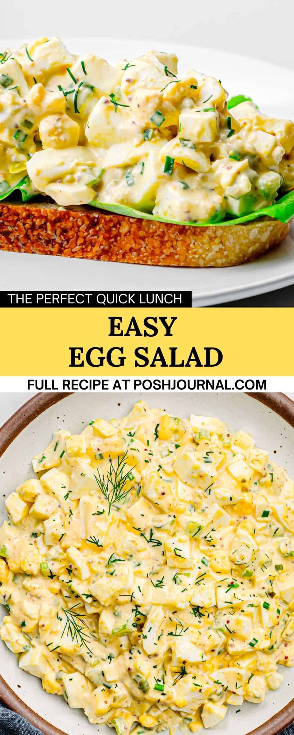 Egg Salad with Sweet Relish Posh Journal
