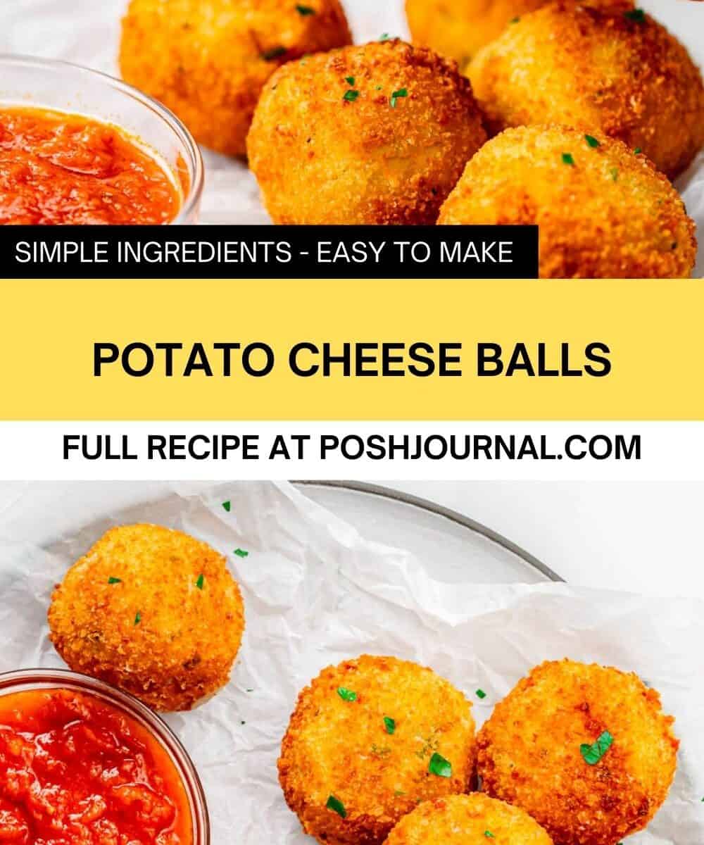 Potato Cheese Balls Recipe.