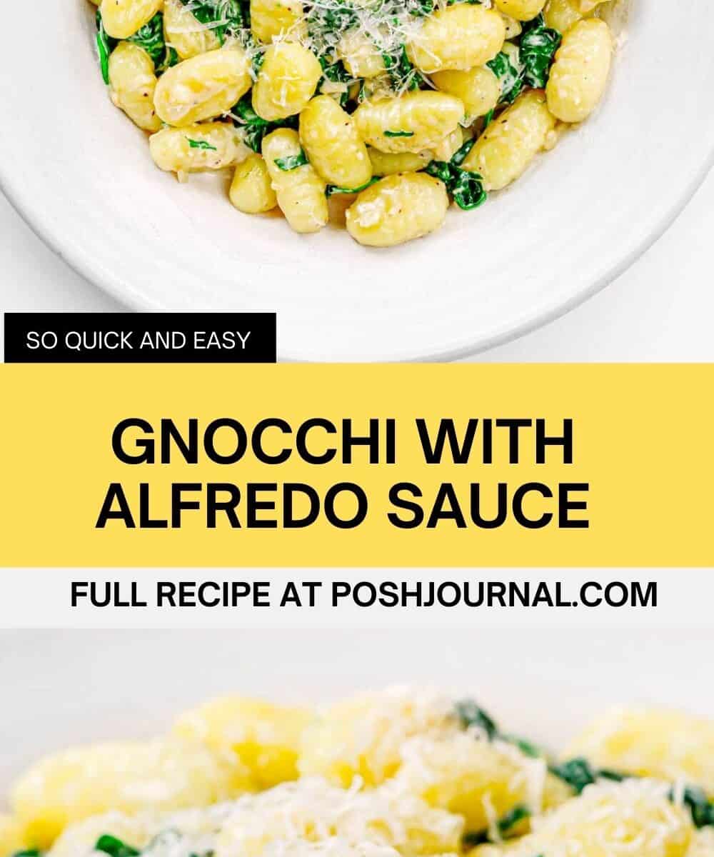 Gnocchi Alfredo Recipe.