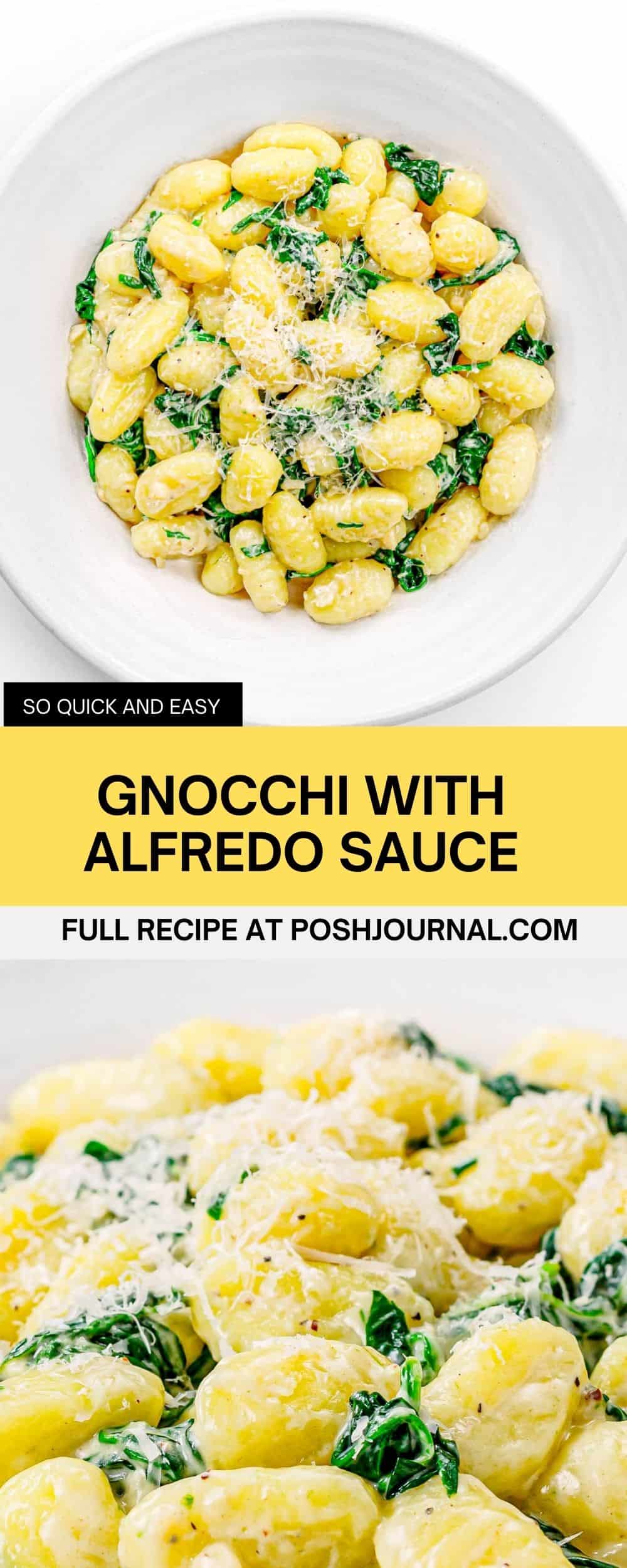 Gnocchi Alfredo (So Quick and Easy!) Posh Journal