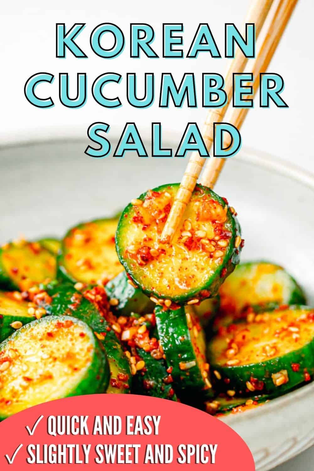 Korean Cucumber Salad (Oi Muchim) Slightly Spicy and Sweet! Posh Journal