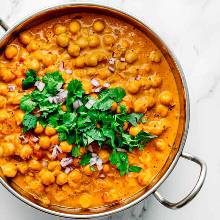 Easy Vegan Coconut Chickpea Curry - Posh Journal