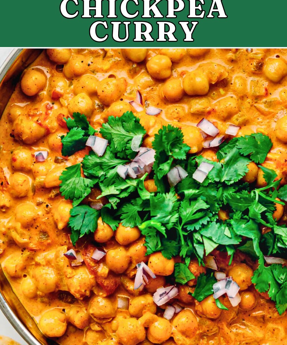 easy chickpea curry recipe.