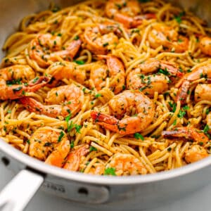 garlic shrimp pasta recipe.
