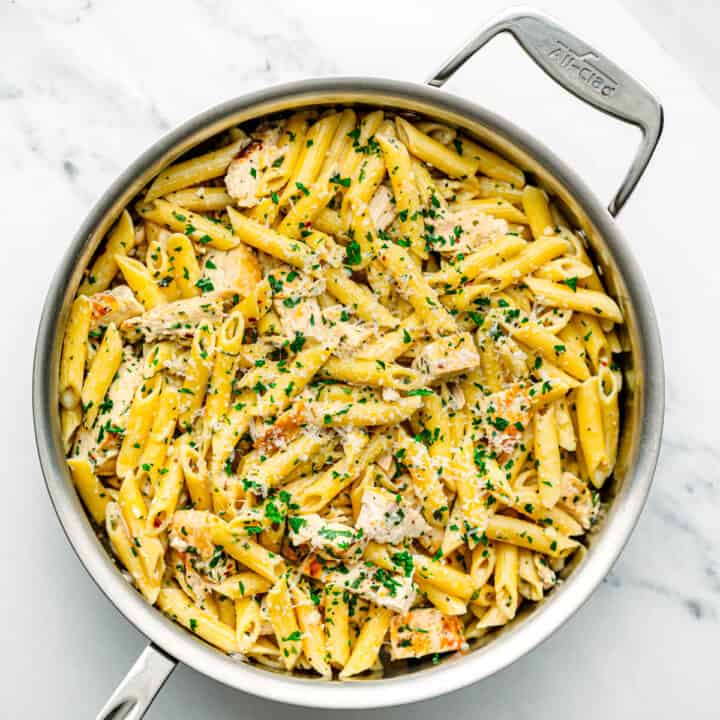 Creamy Lemon Chicken Pasta - Posh Journal