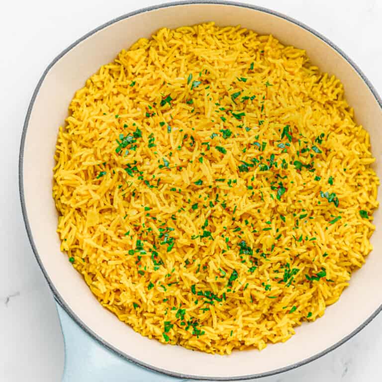 How to Make Saffron Rice on the Stove or in an Instant Pot Posh Journal