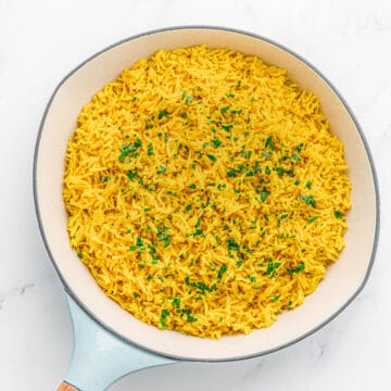 How to Make Saffron Rice on the Stove or in an Instant Pot - Posh Journal