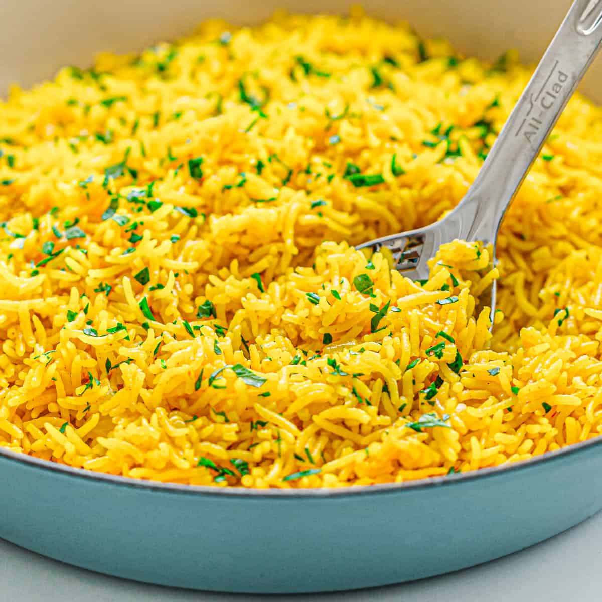 easy saffron rice recipe.
