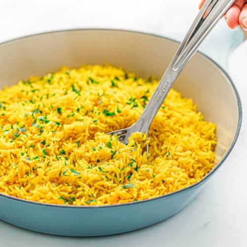 How to Make Saffron Rice on the Stove or in an Instant Pot Posh Journal