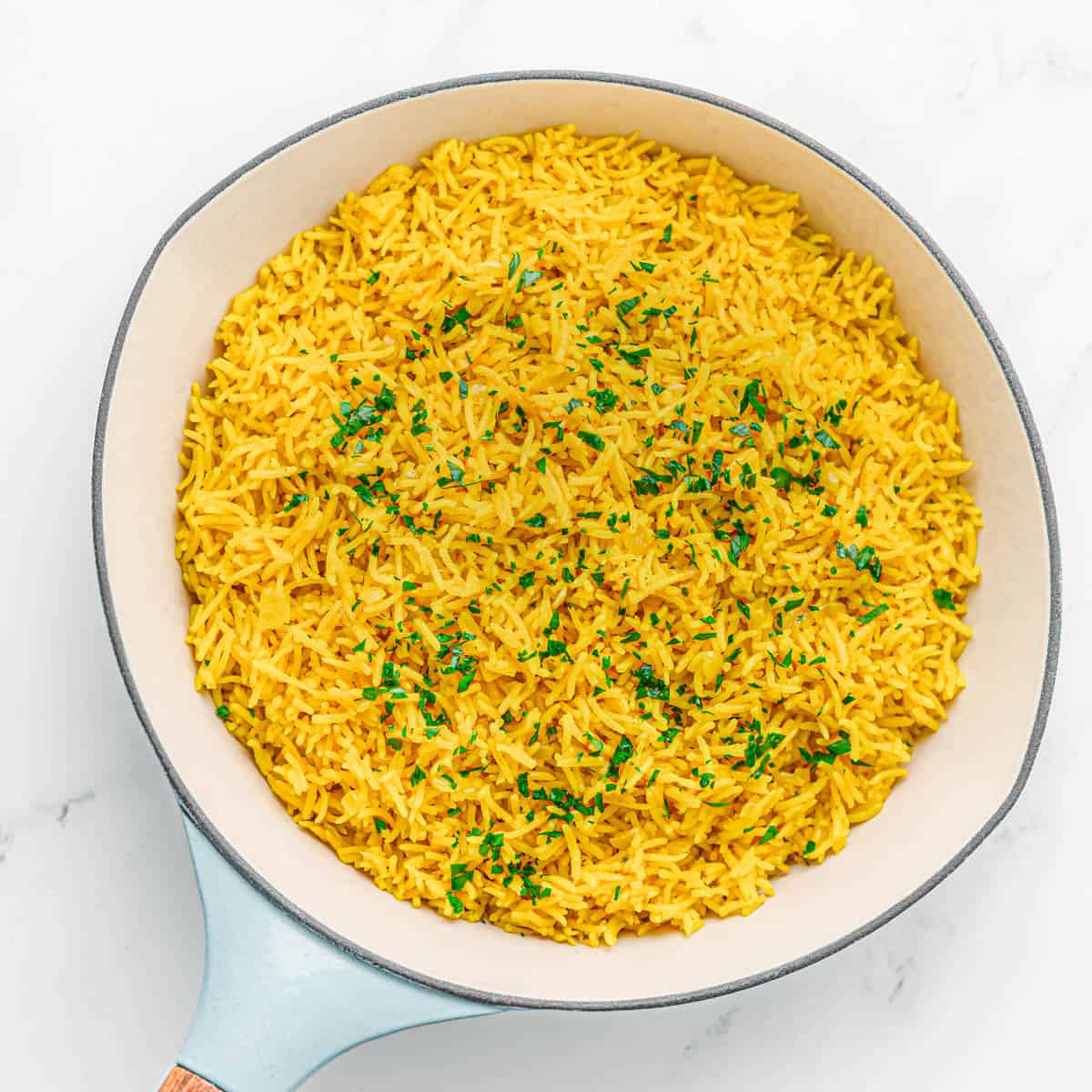 easy saffron rice recipe.