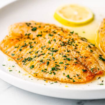 Pan-Seared Tilapia with Lemon Butter Sauce - Posh Journal