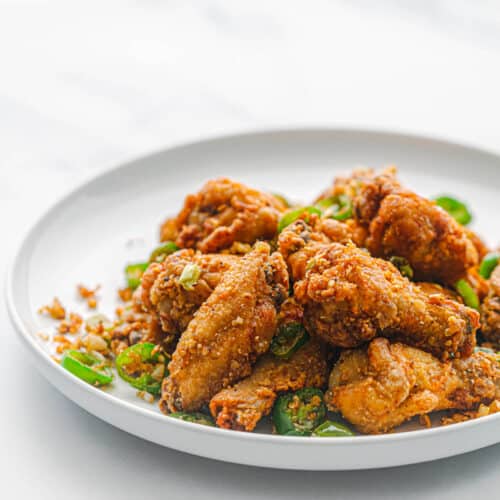 Chinese Salt and Pepper Chicken Wings - Posh Journal