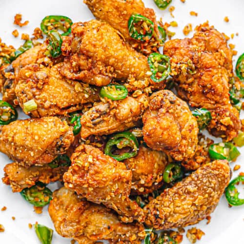 Chinese Salt and Pepper Chicken Wings - Posh Journal