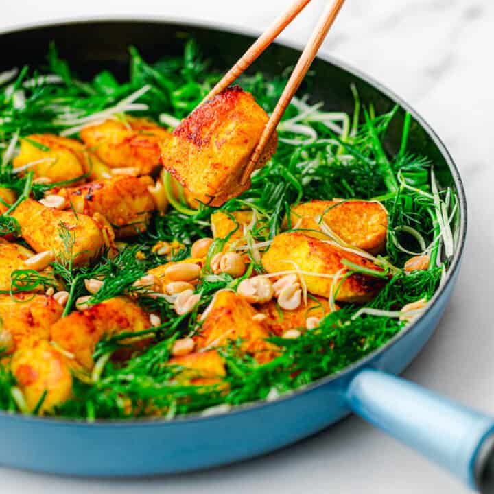 Cha Ca La Vong (Vietnamese Turmeric Fish with Dill) Posh Journal