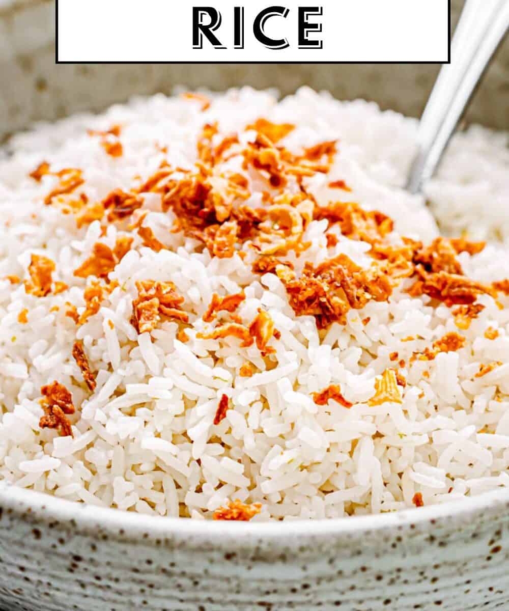 Coconut rice recipe.