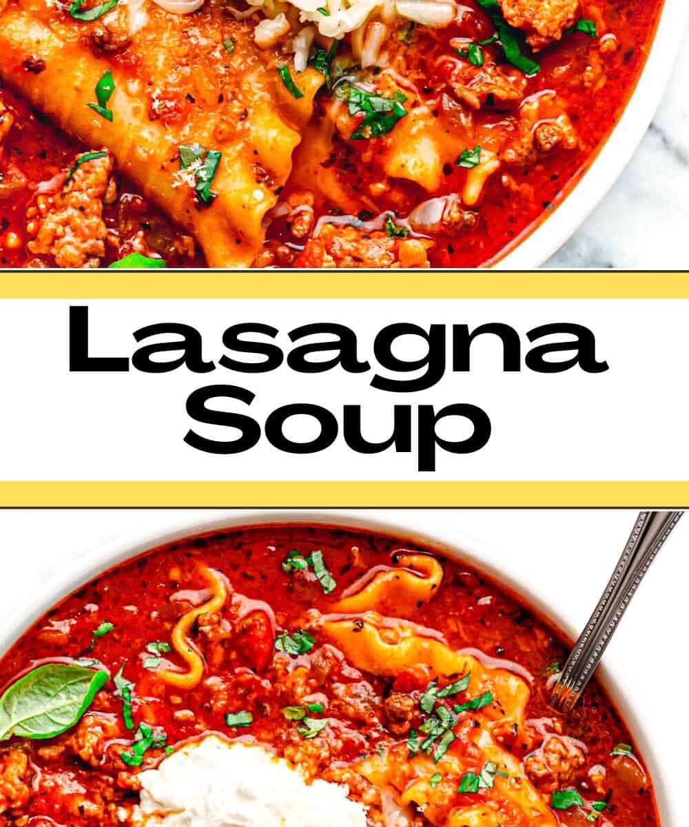 easy lasagna soup recipe.