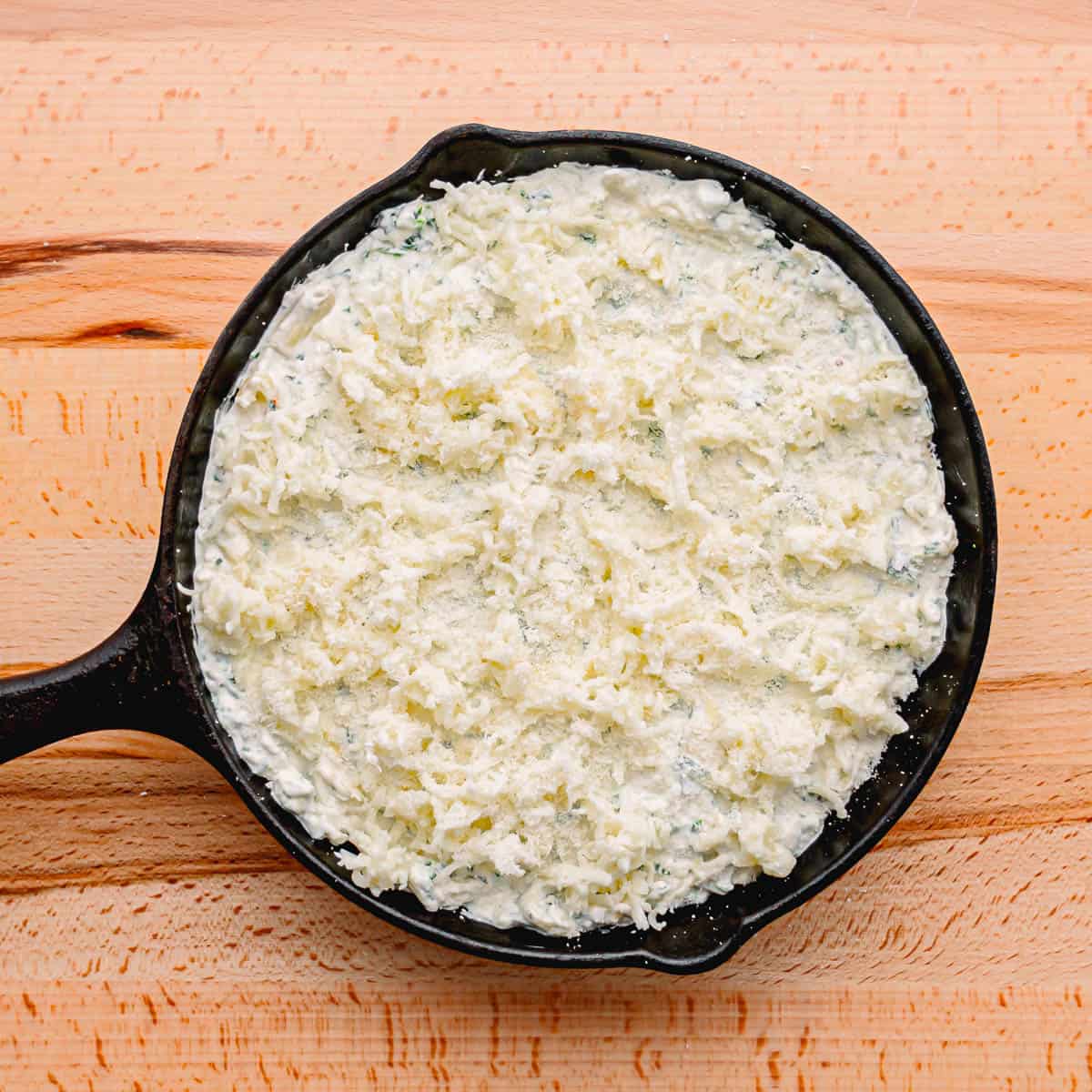 add toppings on dip. 