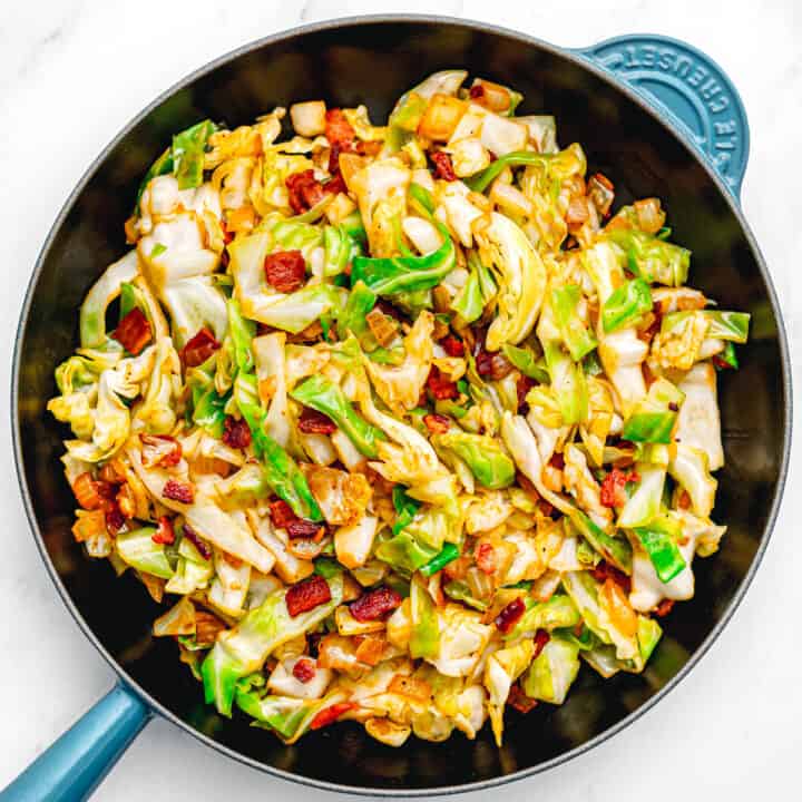 Southern Fried Cabbage with Bacon and Onions Posh Journal