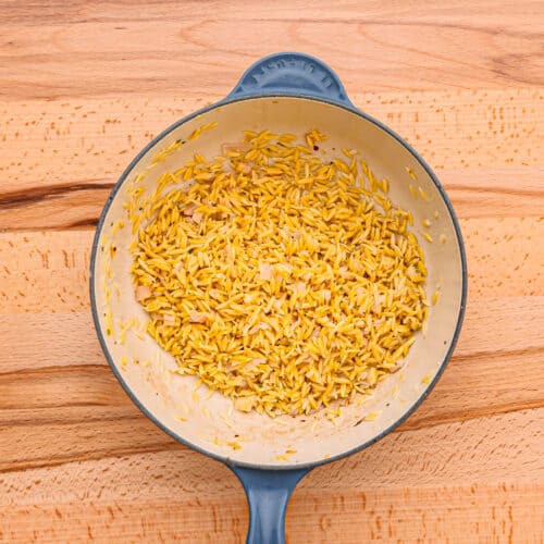 Shrimp Scampi with Orzo - Posh Journal