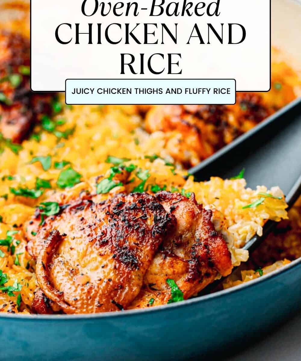 Dutch Oven chicken and rice recipe.