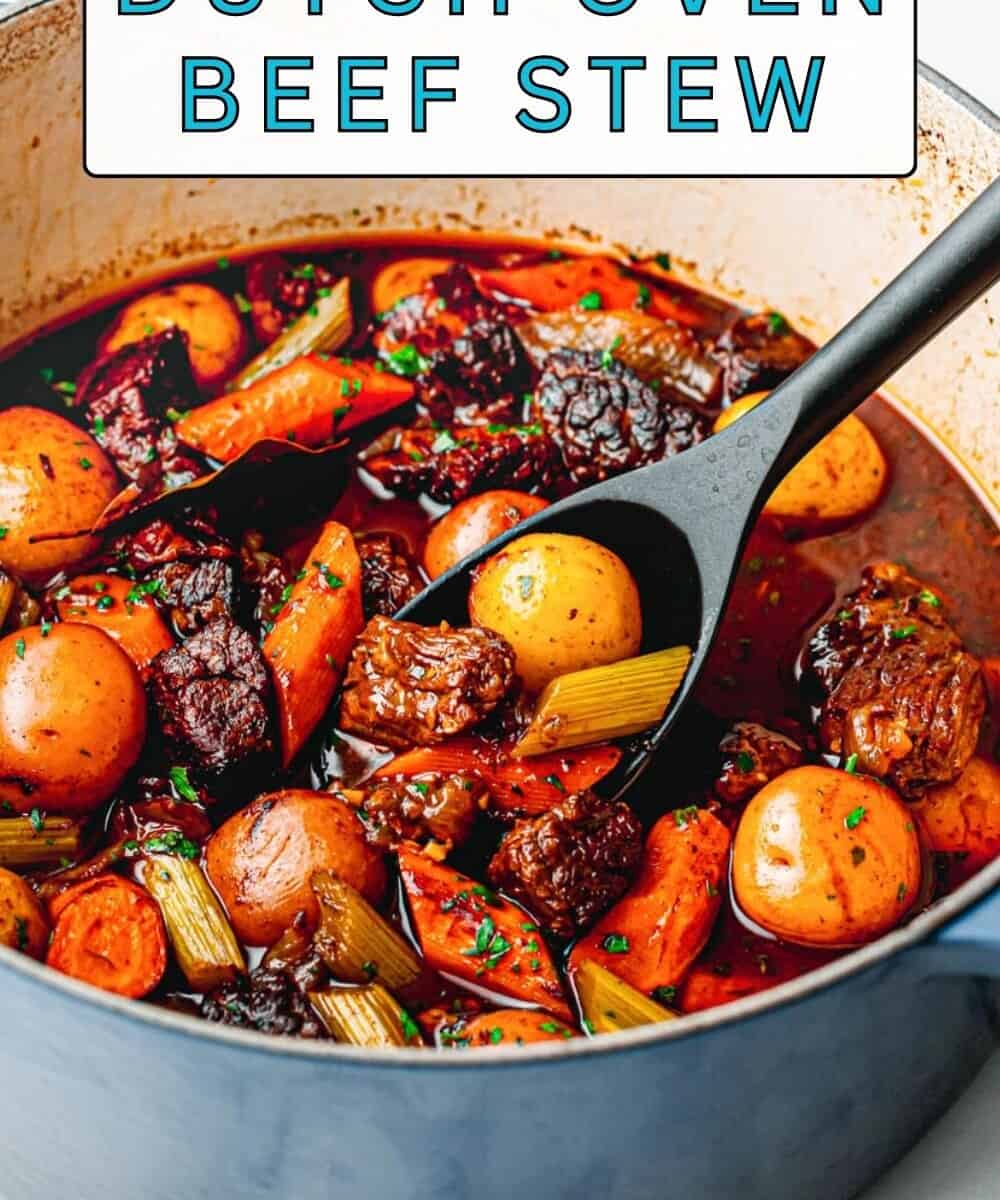 easy beef stew in Dutch oven recipe.