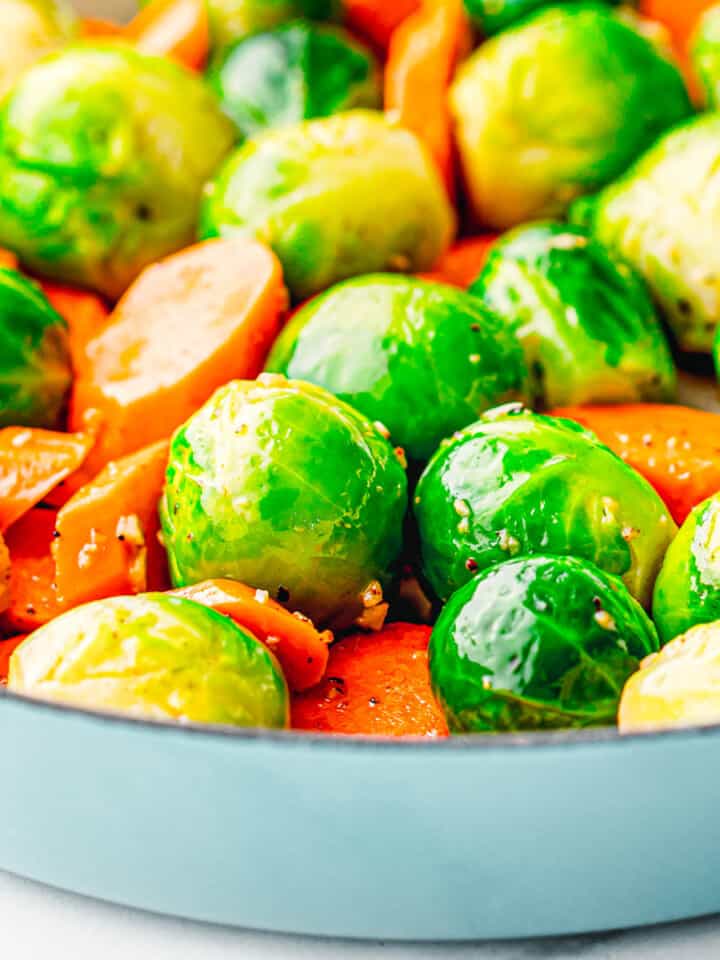 sautéed Brussels sprouts and carrots recipe