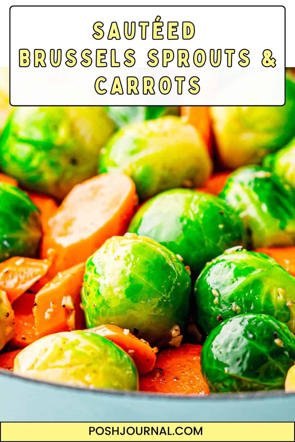 Sautéed Brussels Sprouts and Carrots Posh Journal