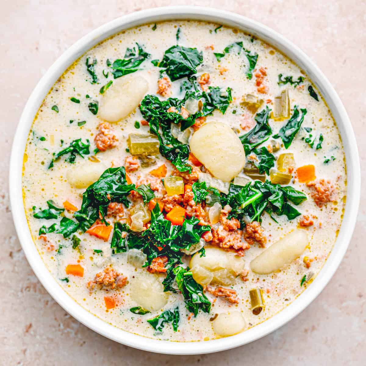 slow cooker sausage gnocchi soup recipe.