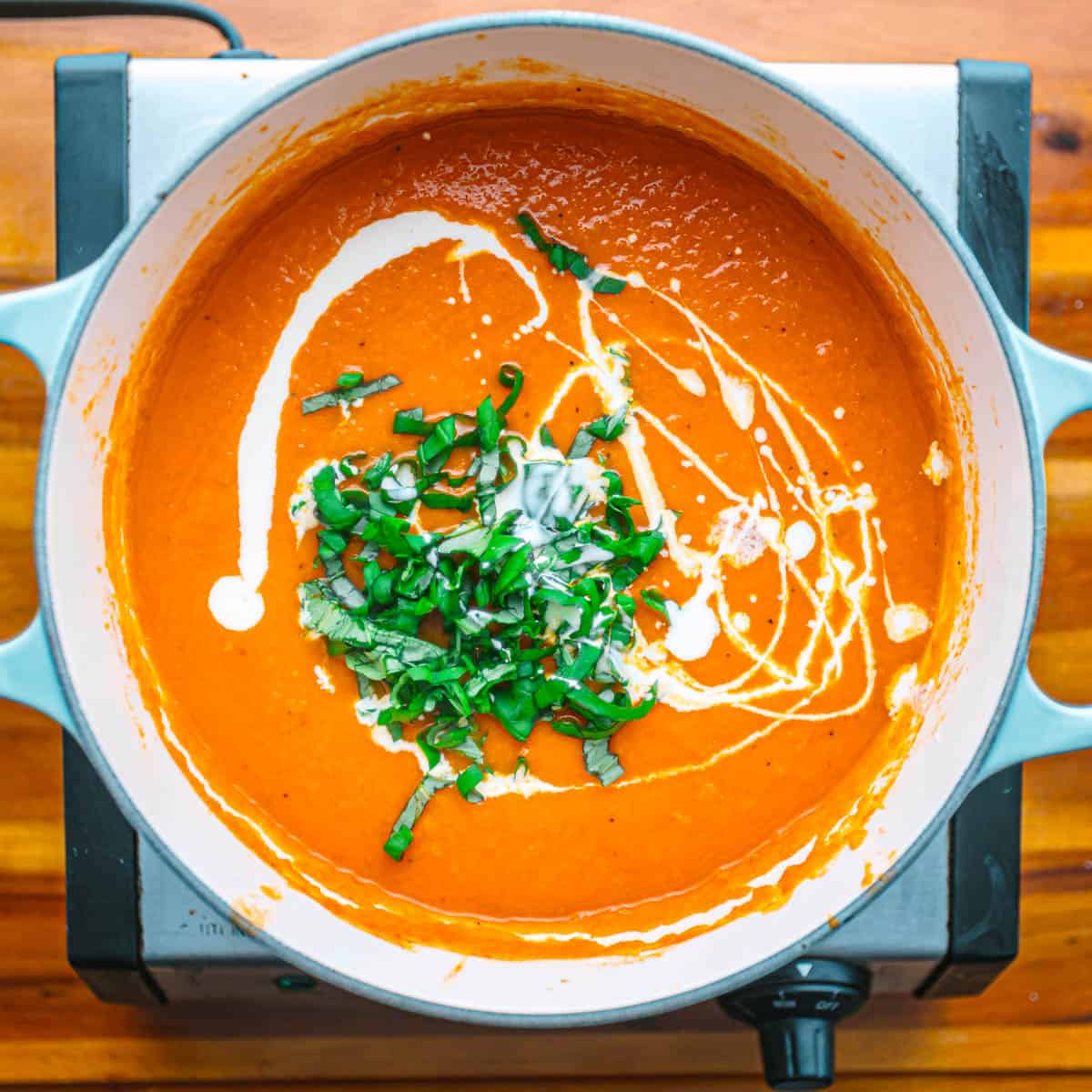 roasted tomato soup. 