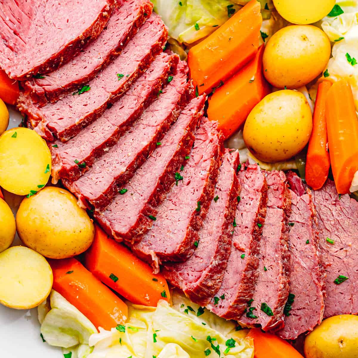 Dutch Oven Corned Beef and Cabbage Recipe.