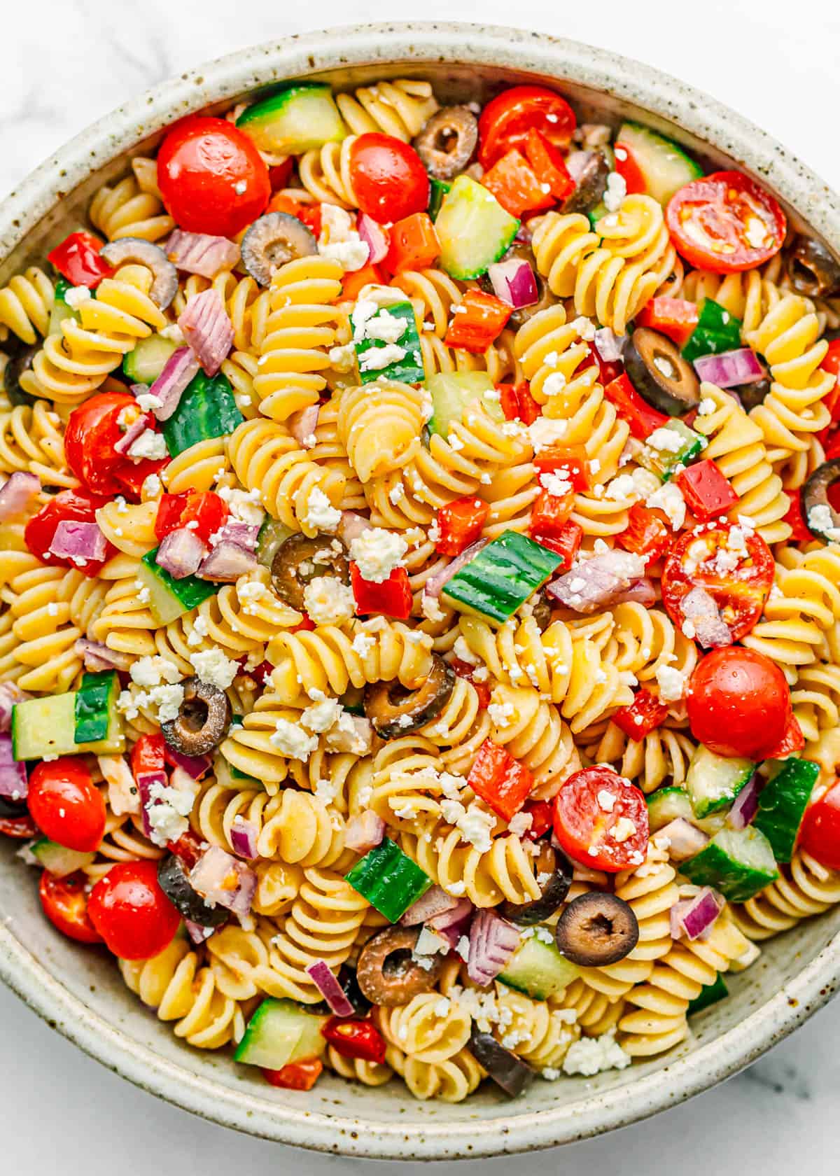 greek pasta salad recipe. 