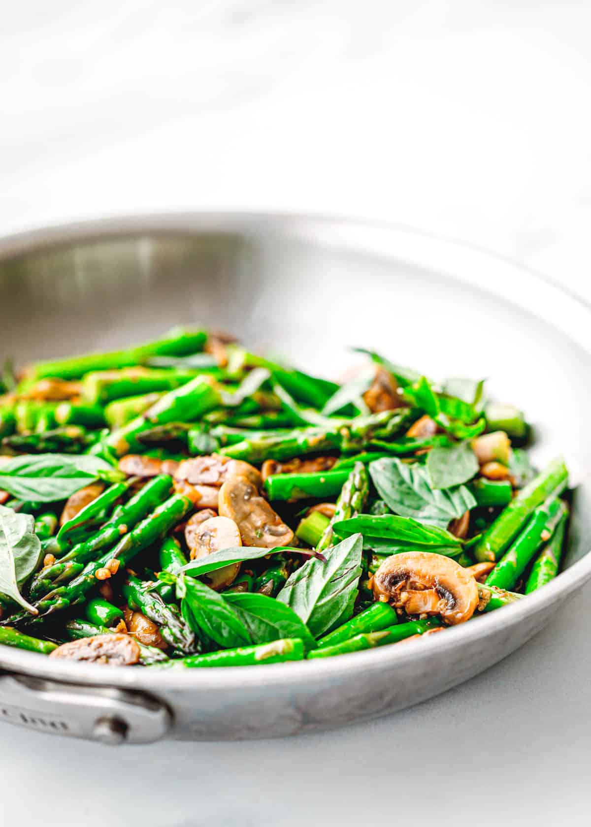 Sautéed Asparagus and Mushrooms recipe.