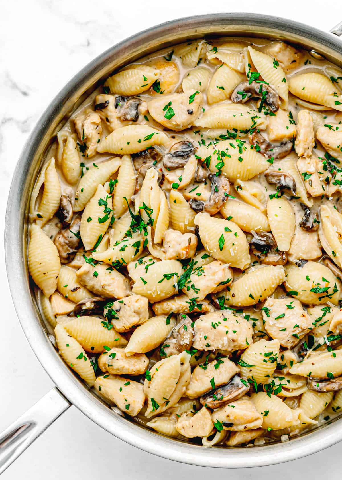 easy chicken marsala pasta recipe.