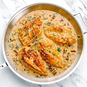 creamy tuscan chicken.