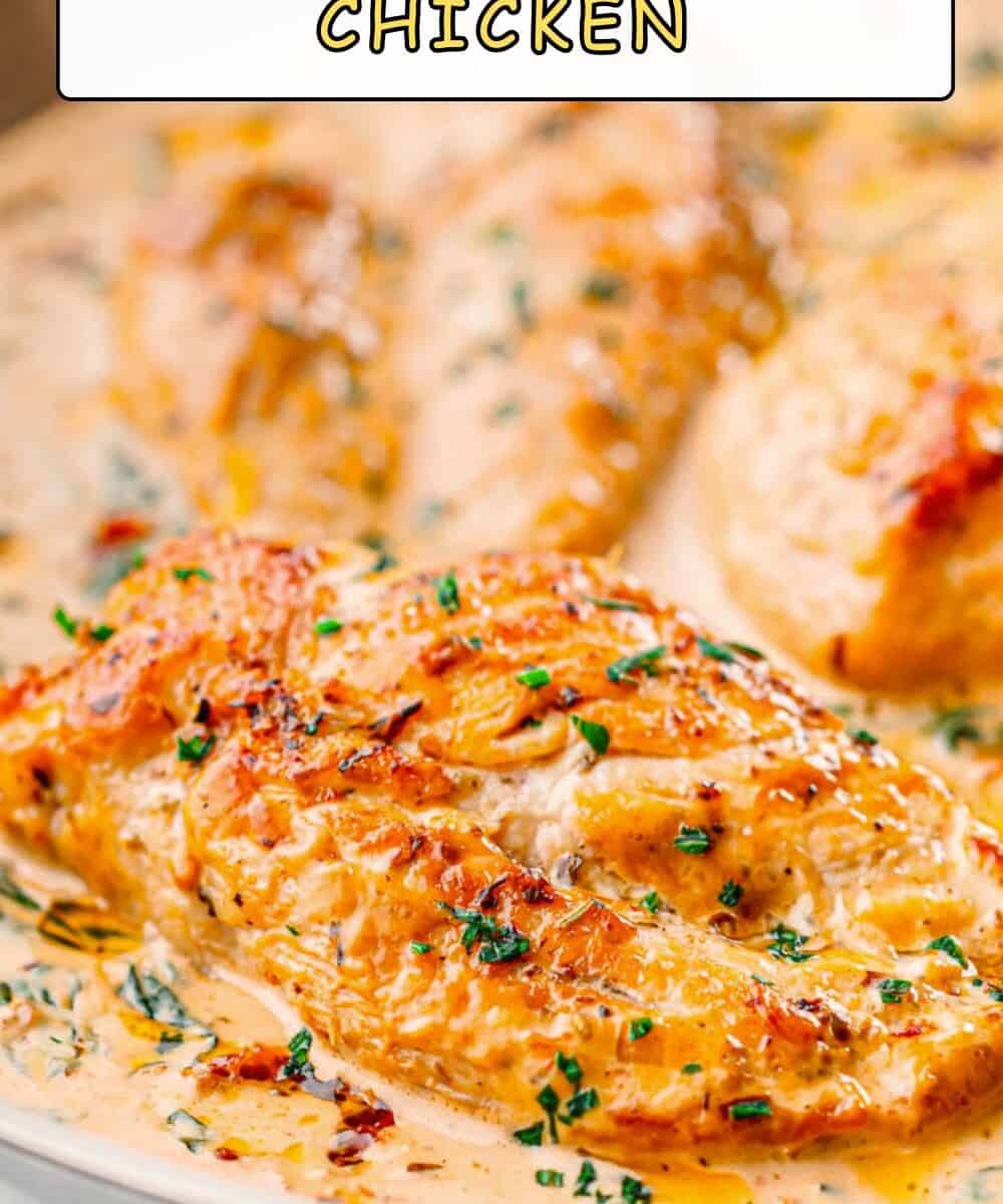 Creamy Tuscan Chicken Recipe.