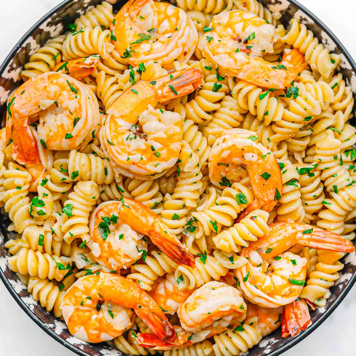 Pressure Cooker Shrimp Scampi. 