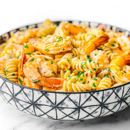 Old Bay Garlic Shrimp Pasta - Posh Journal